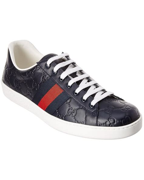 gucci ace sneakers blue|Gucci ace interlocking g.